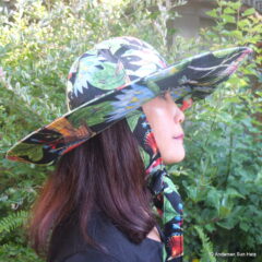 Wide Brim Sun Hat Dark Escape