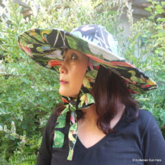 Wide Brim Sun Hat Dark Escape