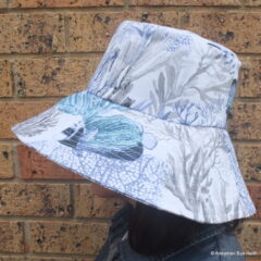 Bucket Sun Hat Wide Brim Seascape