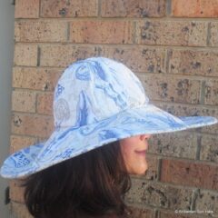 Wide Brim Sun Hat Acqua