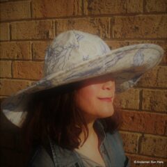 Wide Brim Sun Hat Coral