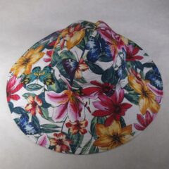 Wide Brim Sun Hat Flower Reversible