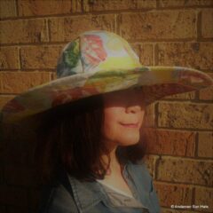 Wide Brim Sun Hat Multiple Rose