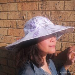 Wide Brim Sun Hat Wisteria